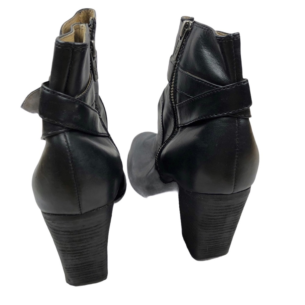Frye Black Leather Patty Riding Booties - Picture 3 of 6